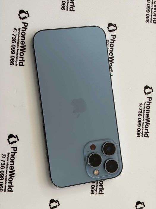 Zadbany iPhone 13 Pro Max 128GB 89% Niebieski Gwarancja PhoneWorld