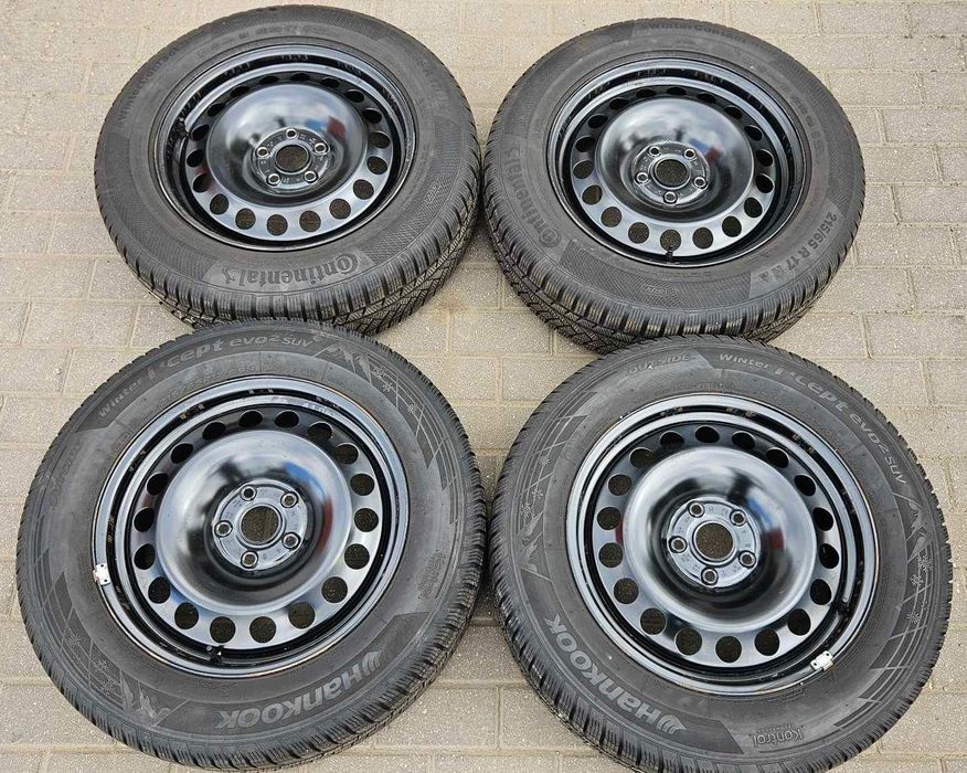 4x Felgi stalowe 6,5 x 17 5x112 ET38 VW TIGUAN / TARRACO / KODIAQ