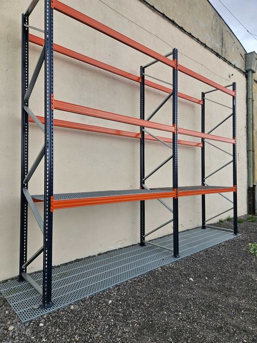 Regał magazynowy, regał paletowy, do magazynu, do warsztatu, metalowy