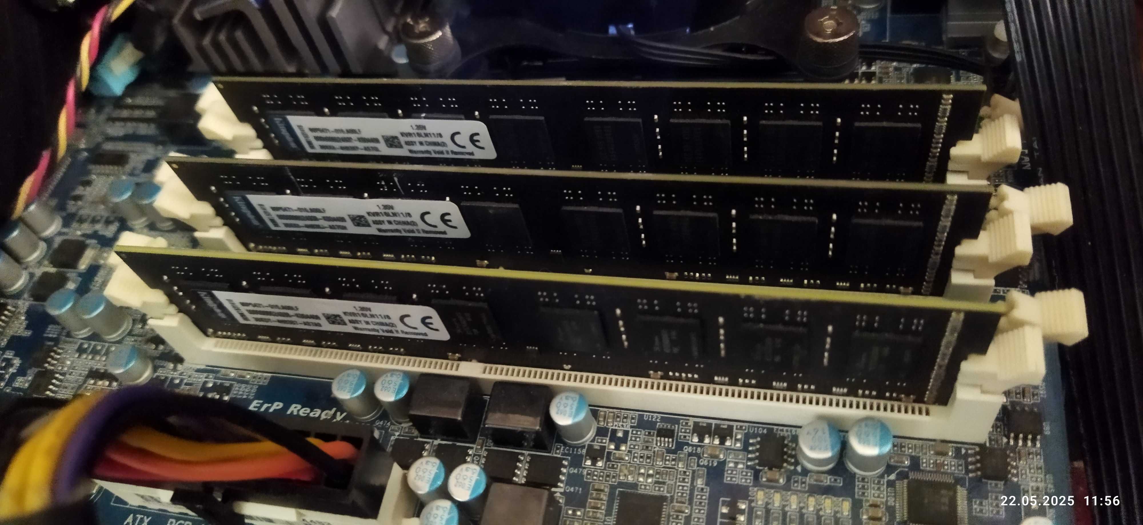 Продам комплект 2е Материнки Gigabyte GA-X58-USB3 ddr3 s1366