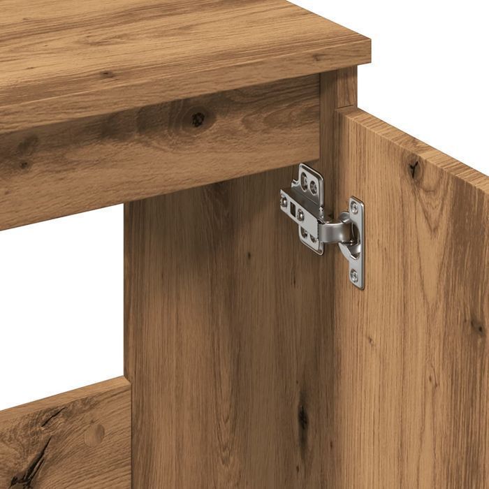 vidaXL Szafka pod umywalkę, dąb artisan, 58x33x60 cm