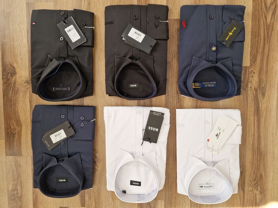 Elegancka Koszula Męska Tommy Ralph Hugo Lacoste M L XL XXL XXXL