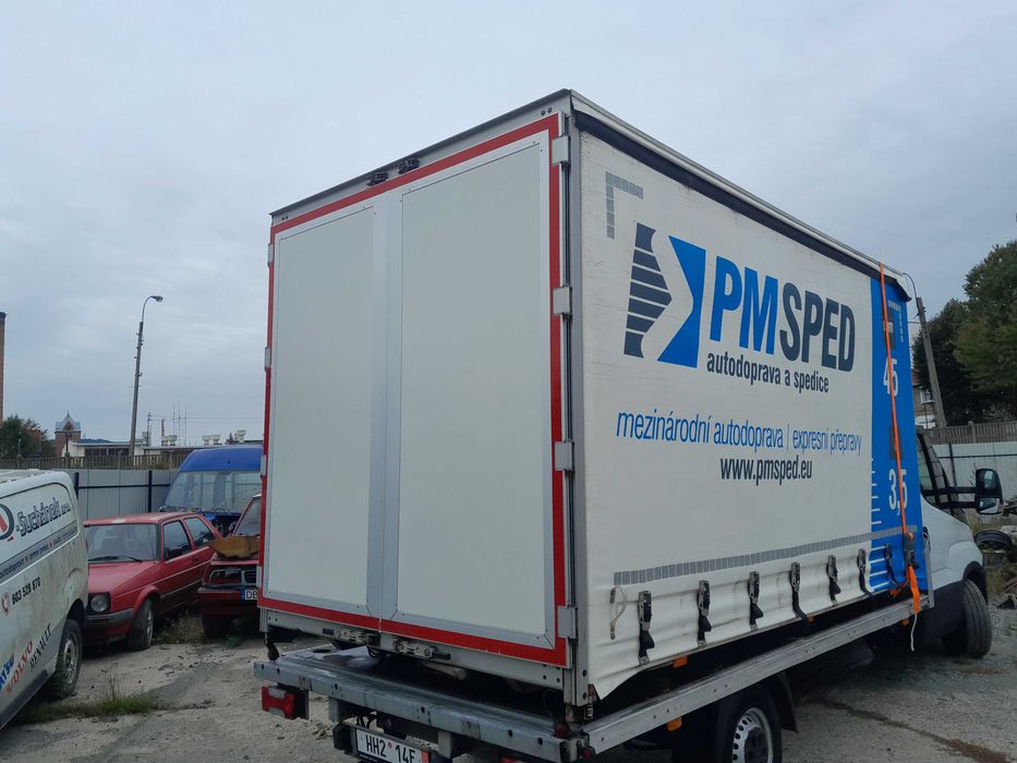 Zabudowa Plandeka Firanka drzwi tyła Alu 2020r Ducato 8ep