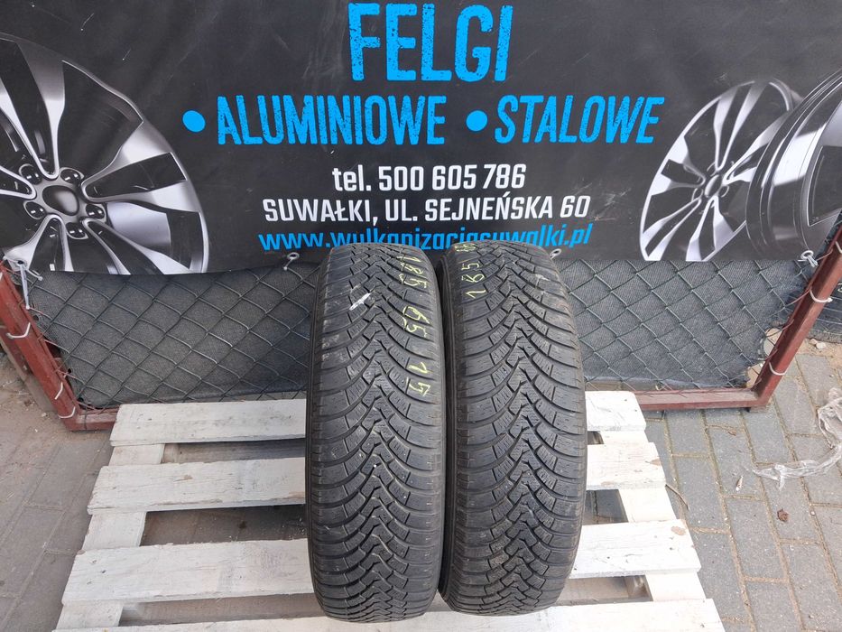 2x używane opony zimowe 185/65 R15 Falken Gwarancja Montaż