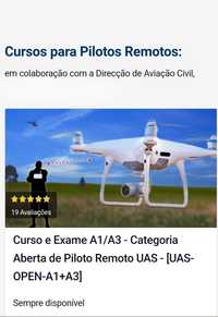 Drone licença de voo