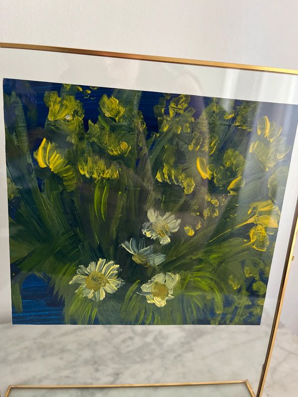 Obraz malarstwo martwa natura kwiaty zara home boho etro etno marant