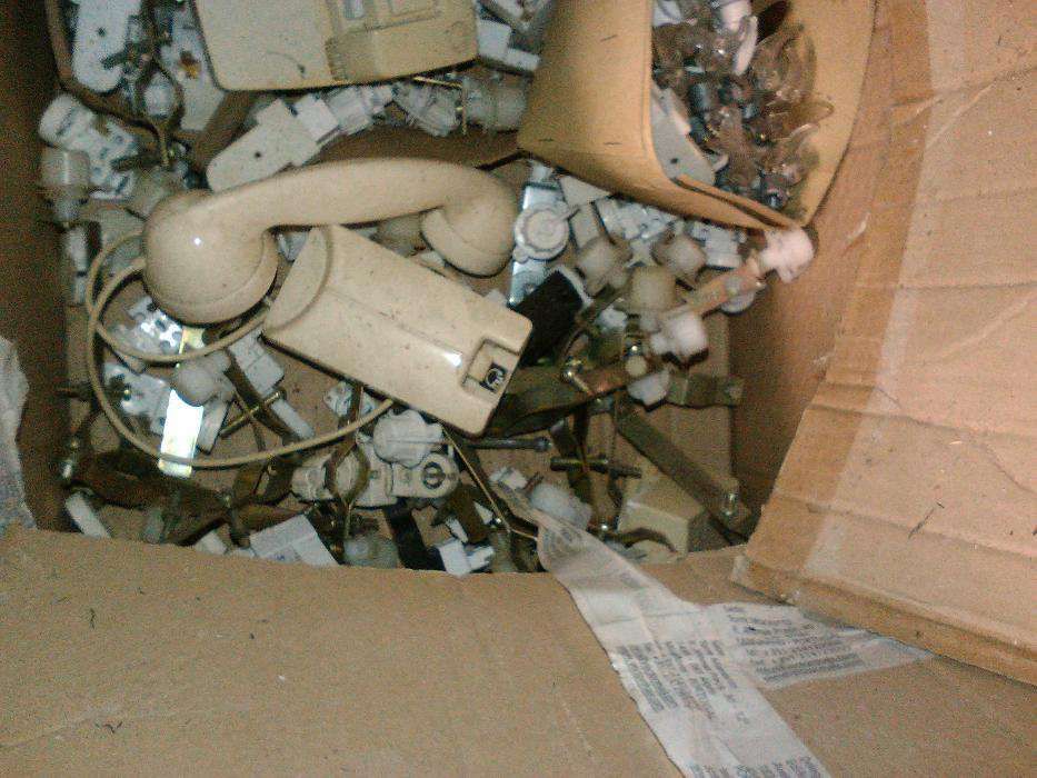 diverso material electrico antigo