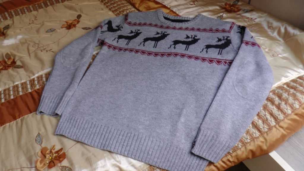 Męski sweter Reserved, rozm S stan bdb