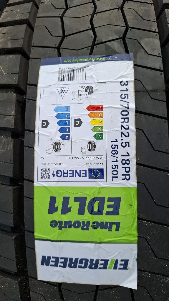 Opony 315/70 R22.5 Evergreen Line Route EDL11