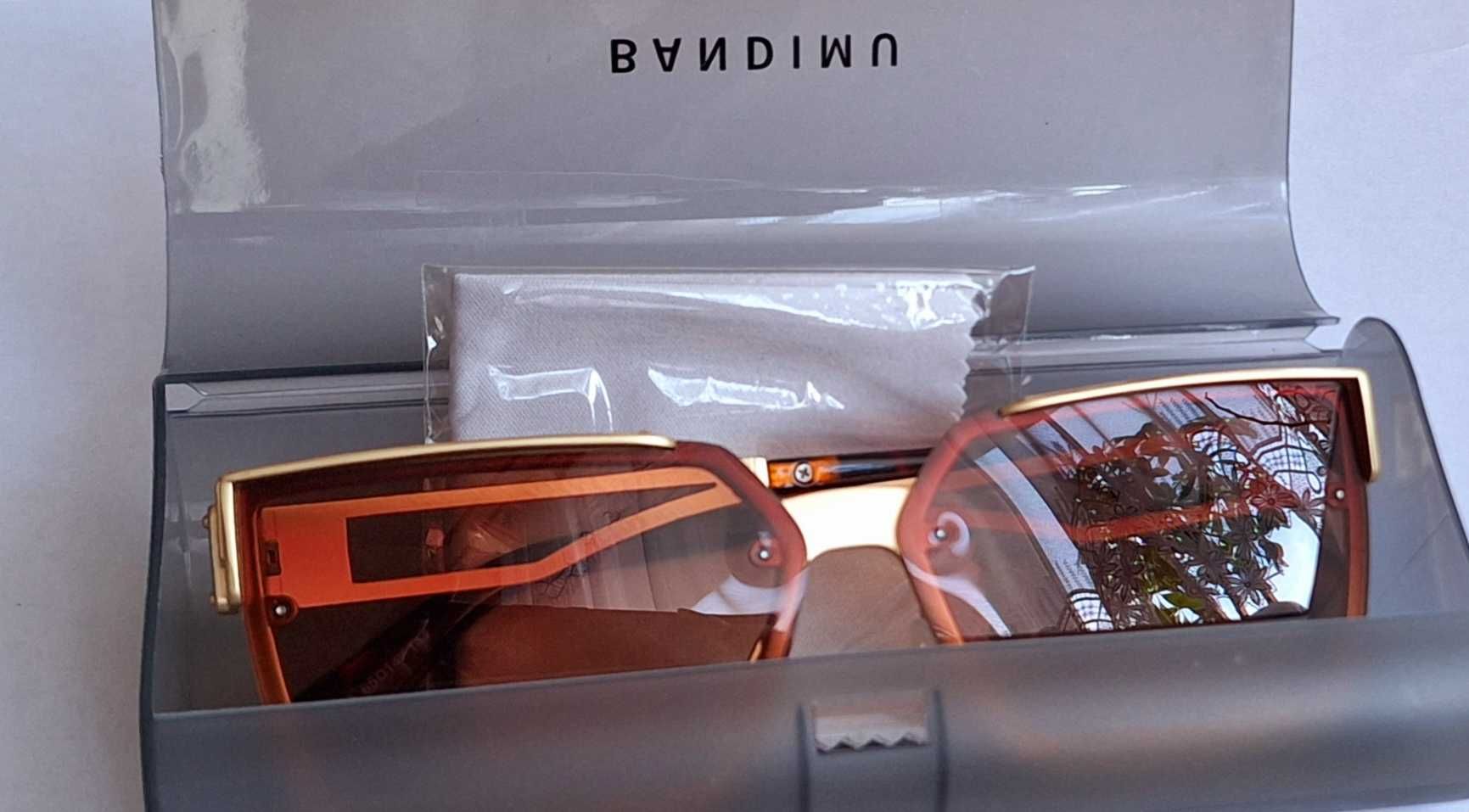 Okulary przeciwsłoneczne damskie nowe etui