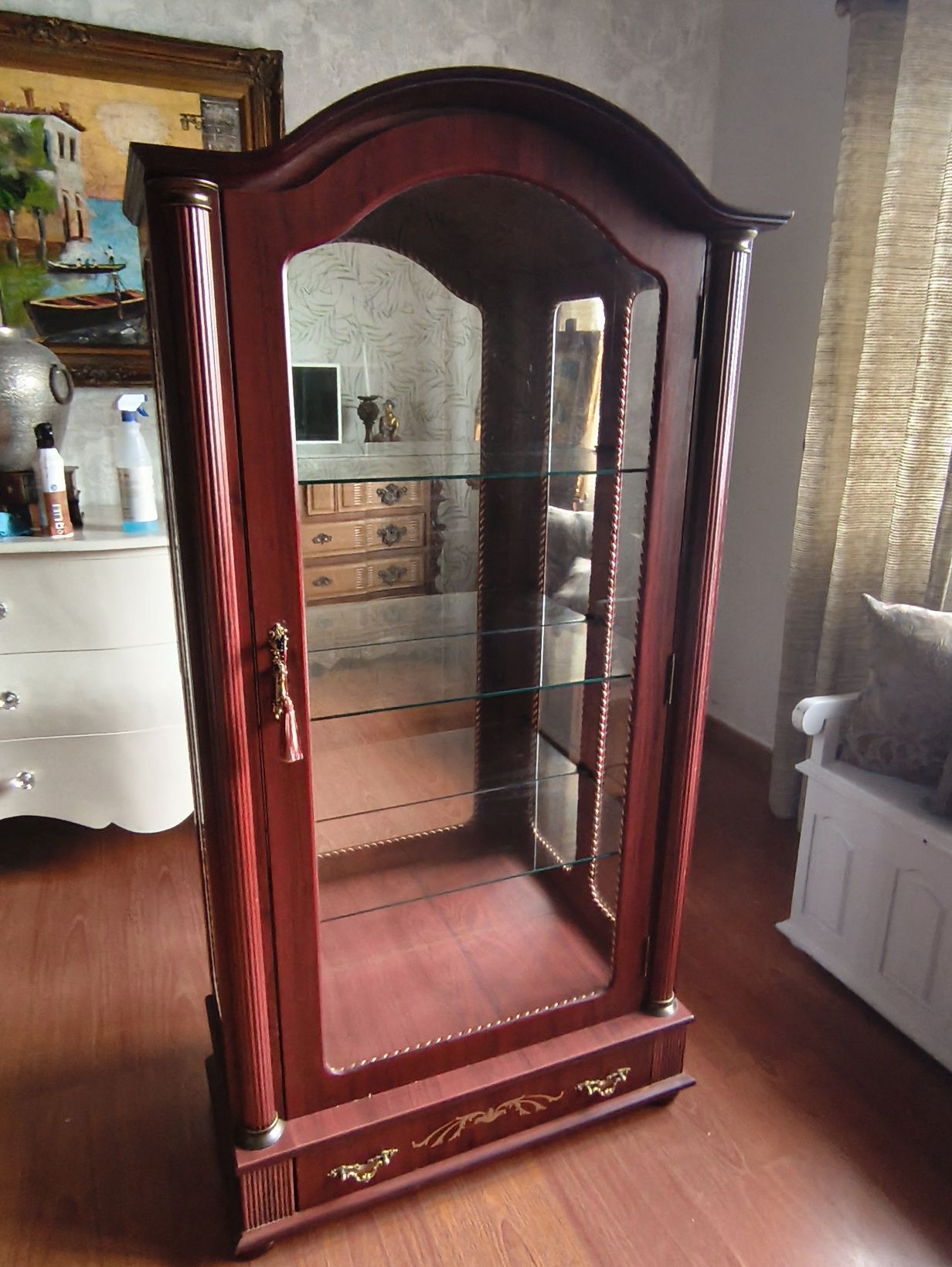 Vitrine envidraçada