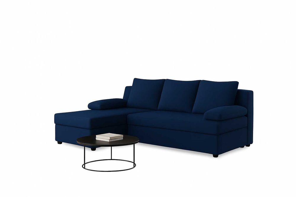 Narożnik Do Salonu BOSS Kanapa Sofa Rozkładana 2 Pojemniki Na Pościel