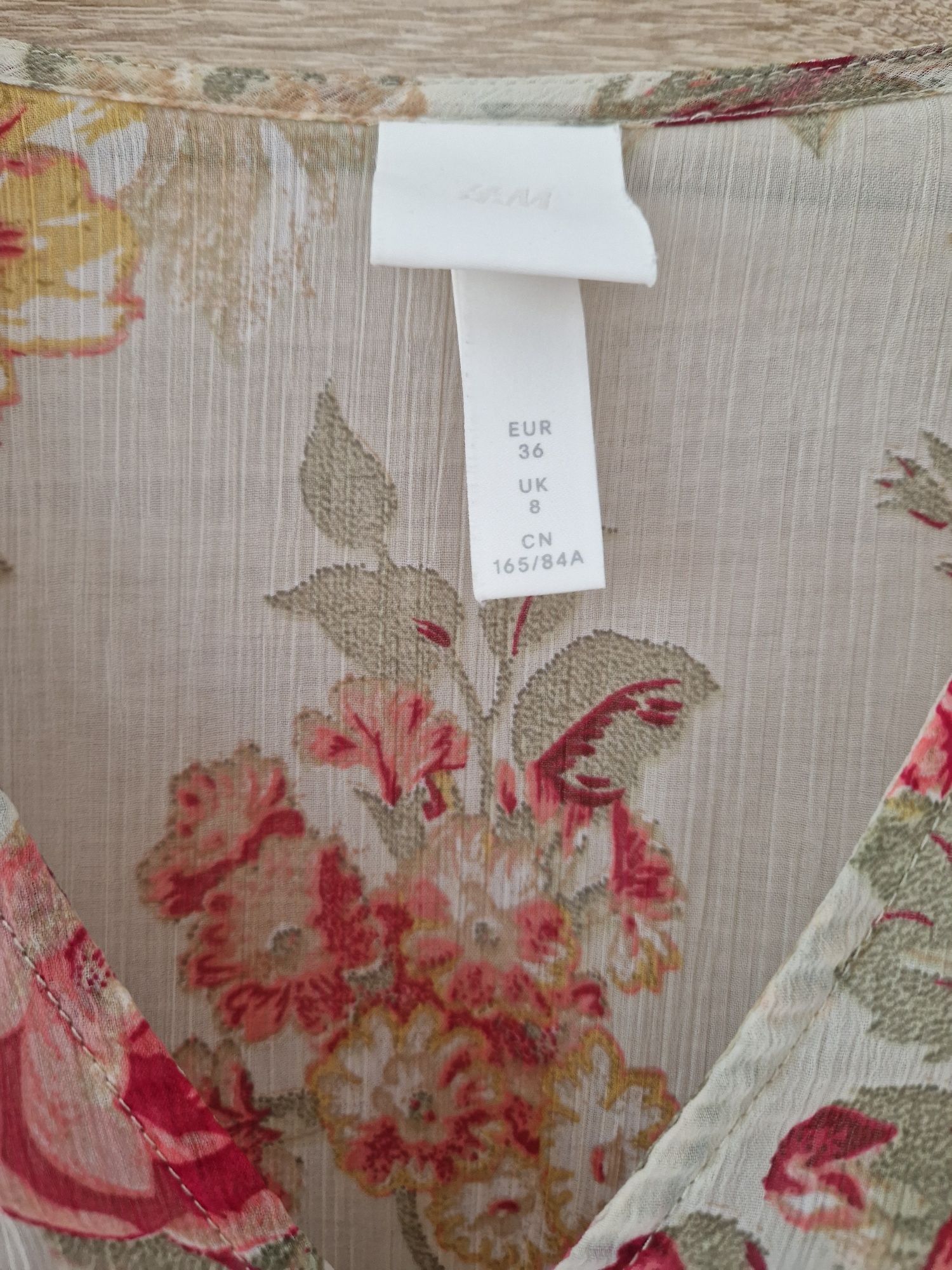 Sukienka w kwiaty h&m s