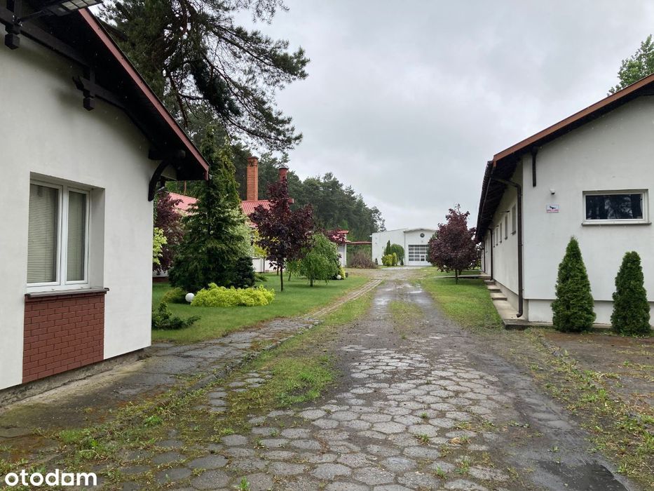 Działka inwestycyjna 2 ha, hala 1800 m2, magazyn 1200 m2, biuro 350 m2