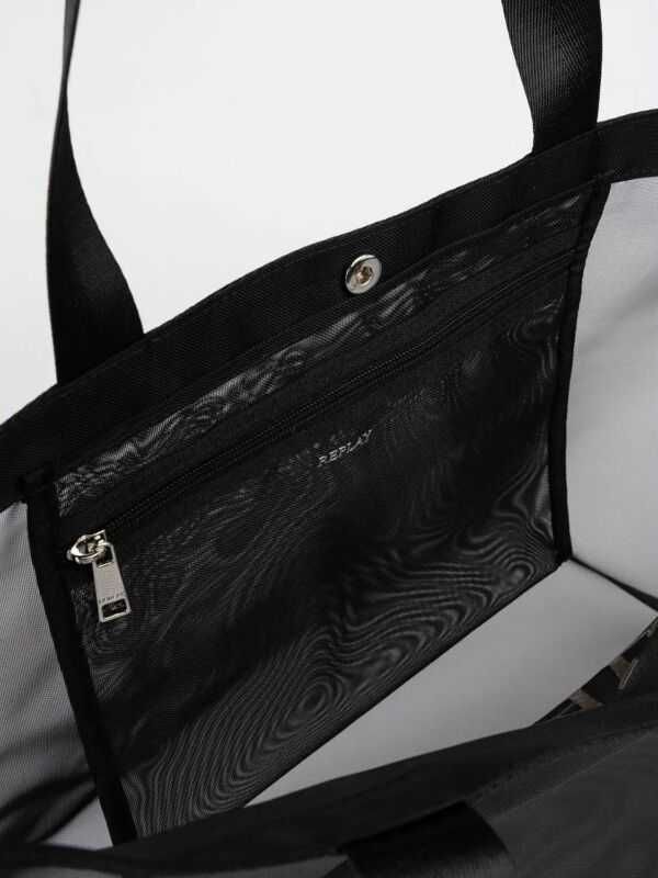 BOLSA BAG REPLAY SHOPPER BAG PRETA BLACK MALA SAC CARTEIRA