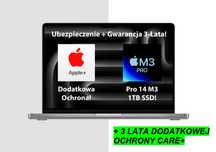 NOWY Apple MacBook Pro 14 M3  16RDZ 512GB Gray FV23% GW+UBEZP. 3-LATA!