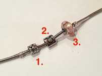 Pandora charms szkło murano łańcuszek zabezpieczający znak zodiaku byk