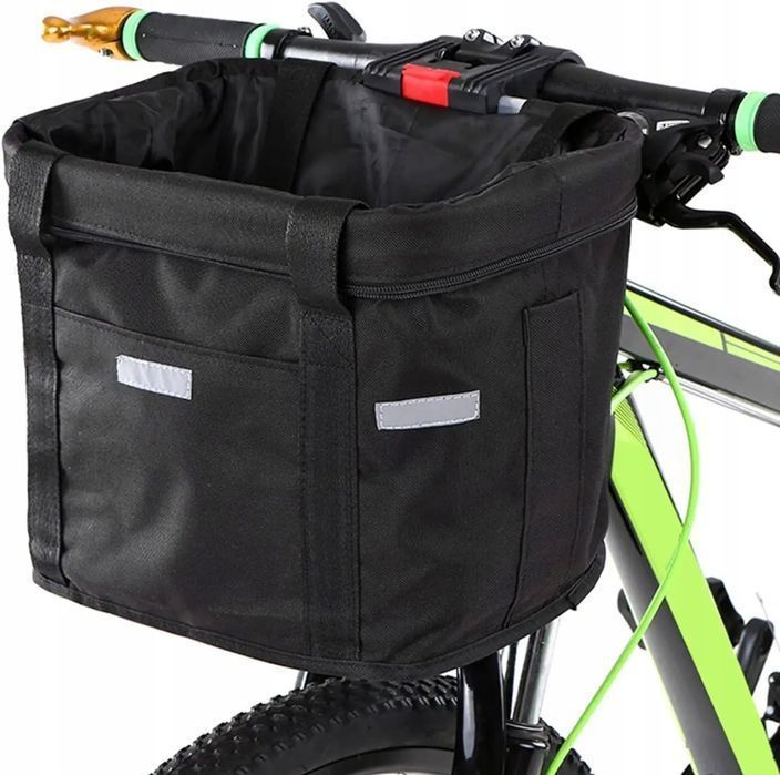 Kosz rowerowy click przód koszyk materiałowy przewożenie psa