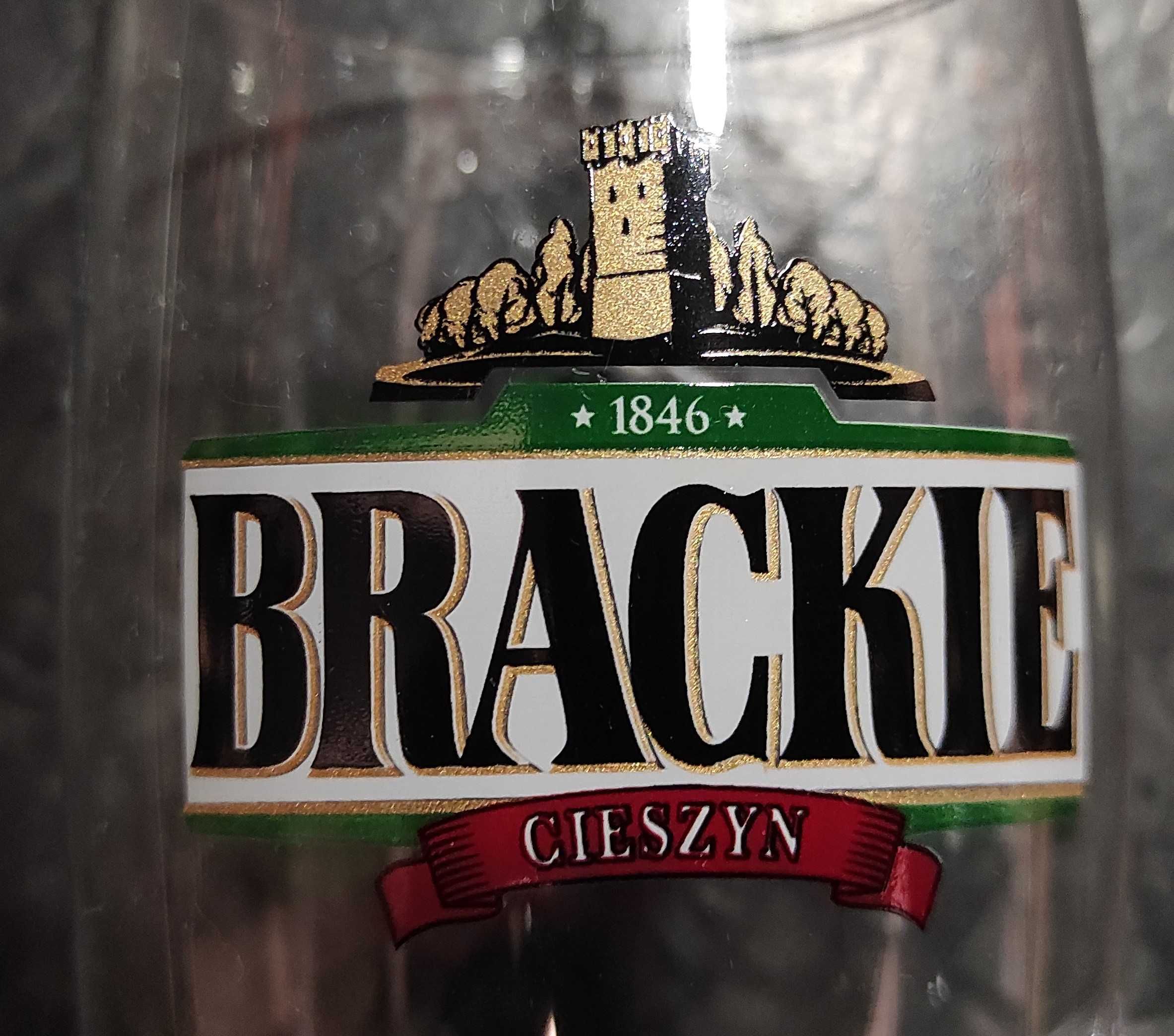 "BRACKIE" szklanki do piwa 0,5l NOWE 6szt-dwa rodzaje