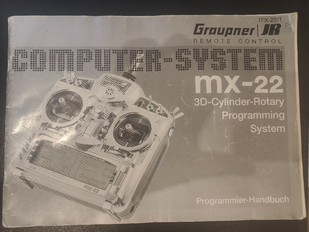 Пульт, джойстик, контроллер Graupner JR mx-22