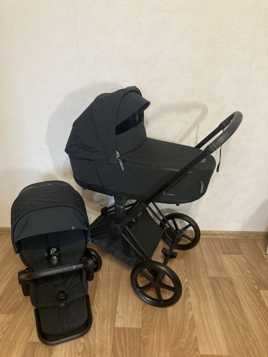 Cybex priam 4.0 Sepia Black 3в1 Сайбекс Коляска