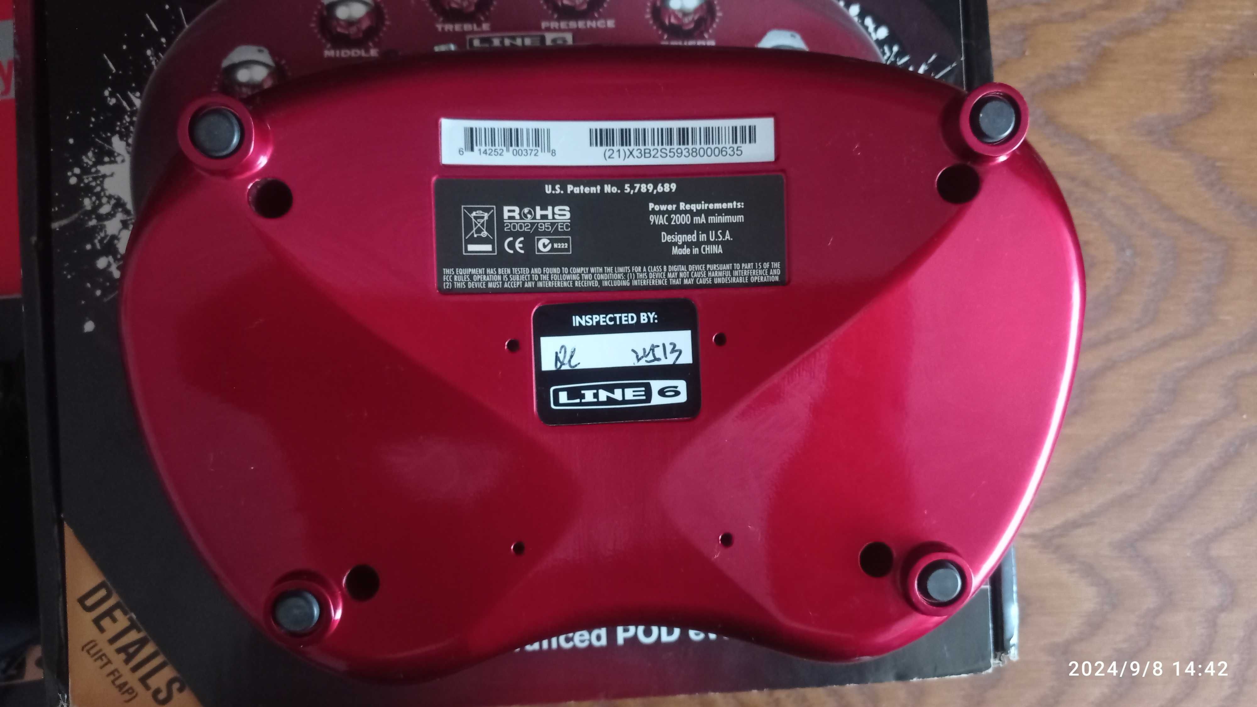 Line6 PodX3 multiefekt procesor gitarowy modeler