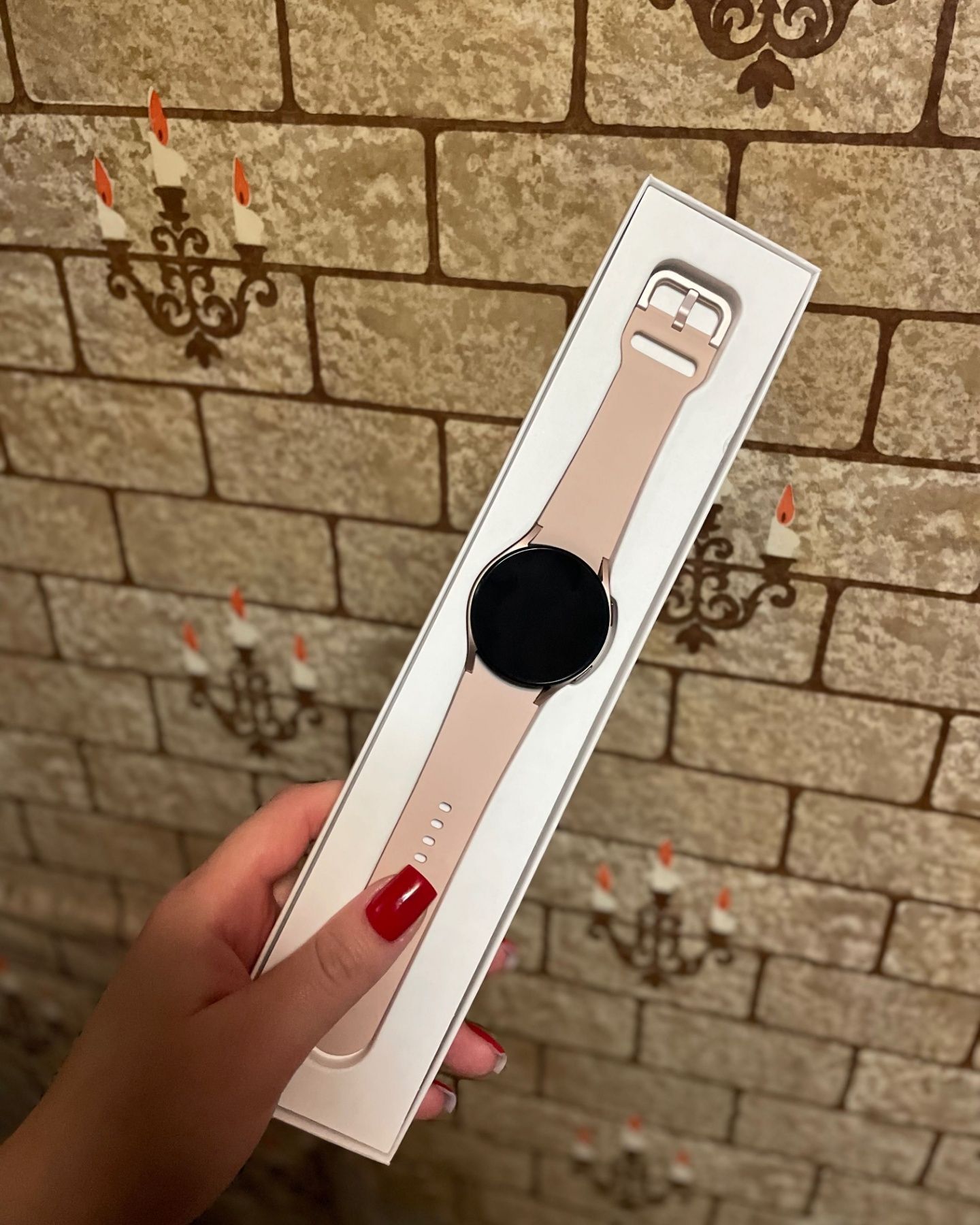 Терміново Смарт годинник Samsung watch 4 40 mm gold penk