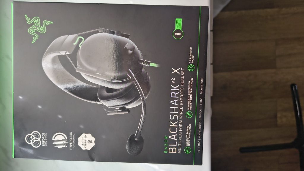 Słuchawki Razer Blackshart V2 X