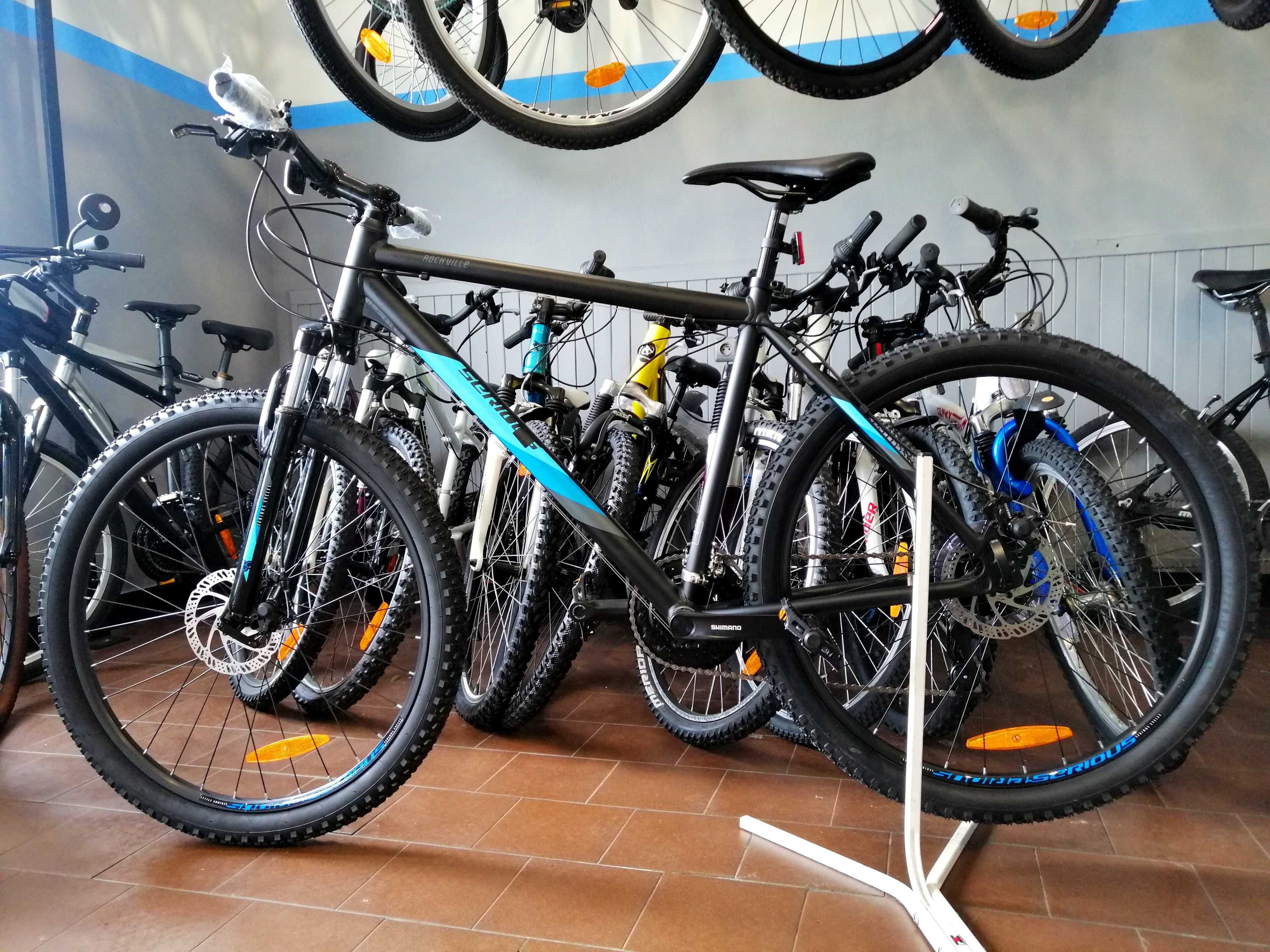 POWYSTAWOWY SERIOUS ROCKVILLE DISC Roz 20" Hamulce Tarczowe Koła 27,5!