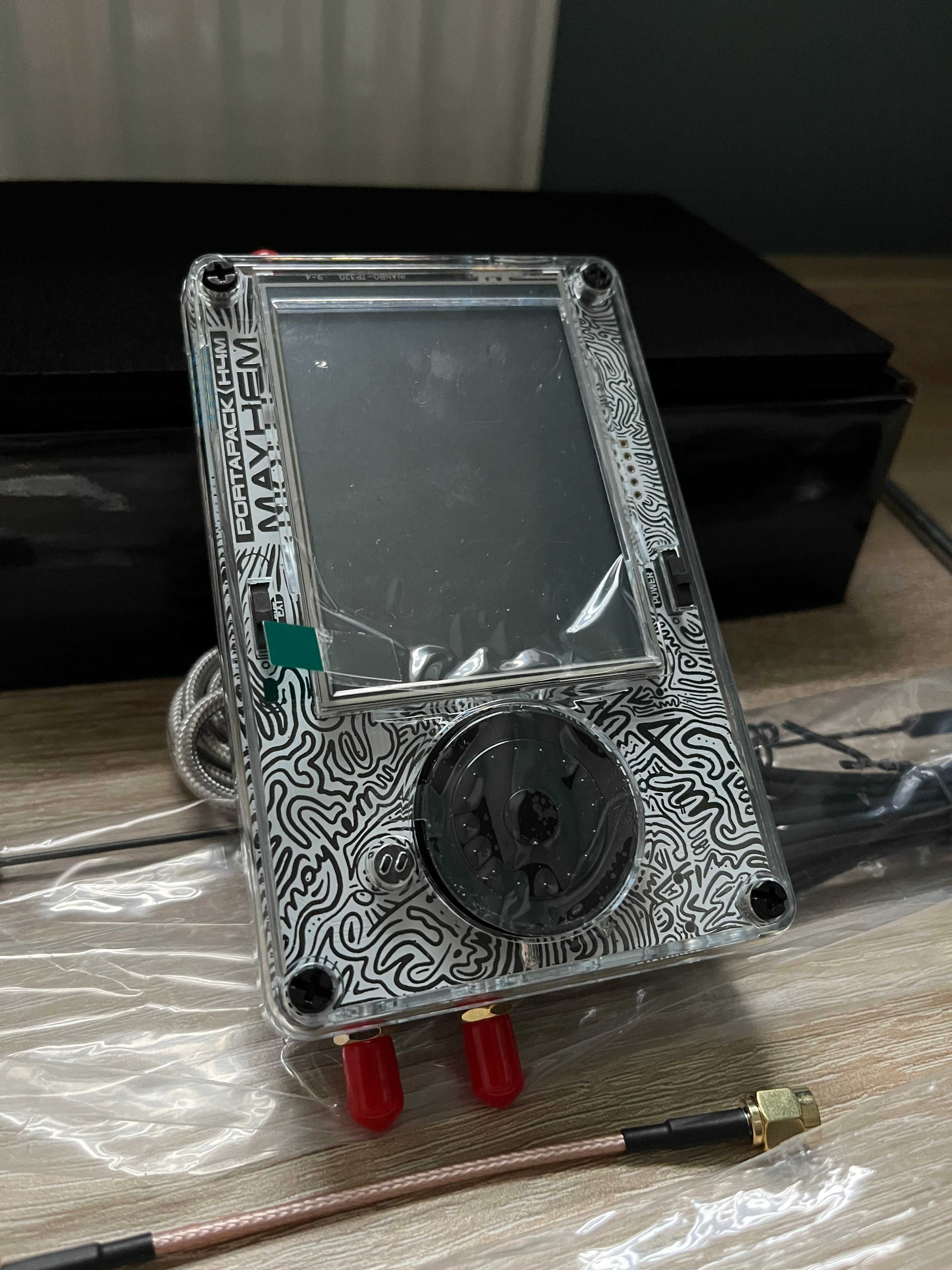 NOWY najnowszy HackRF One PortaPack H4M Mayhem odbiornik radio slim