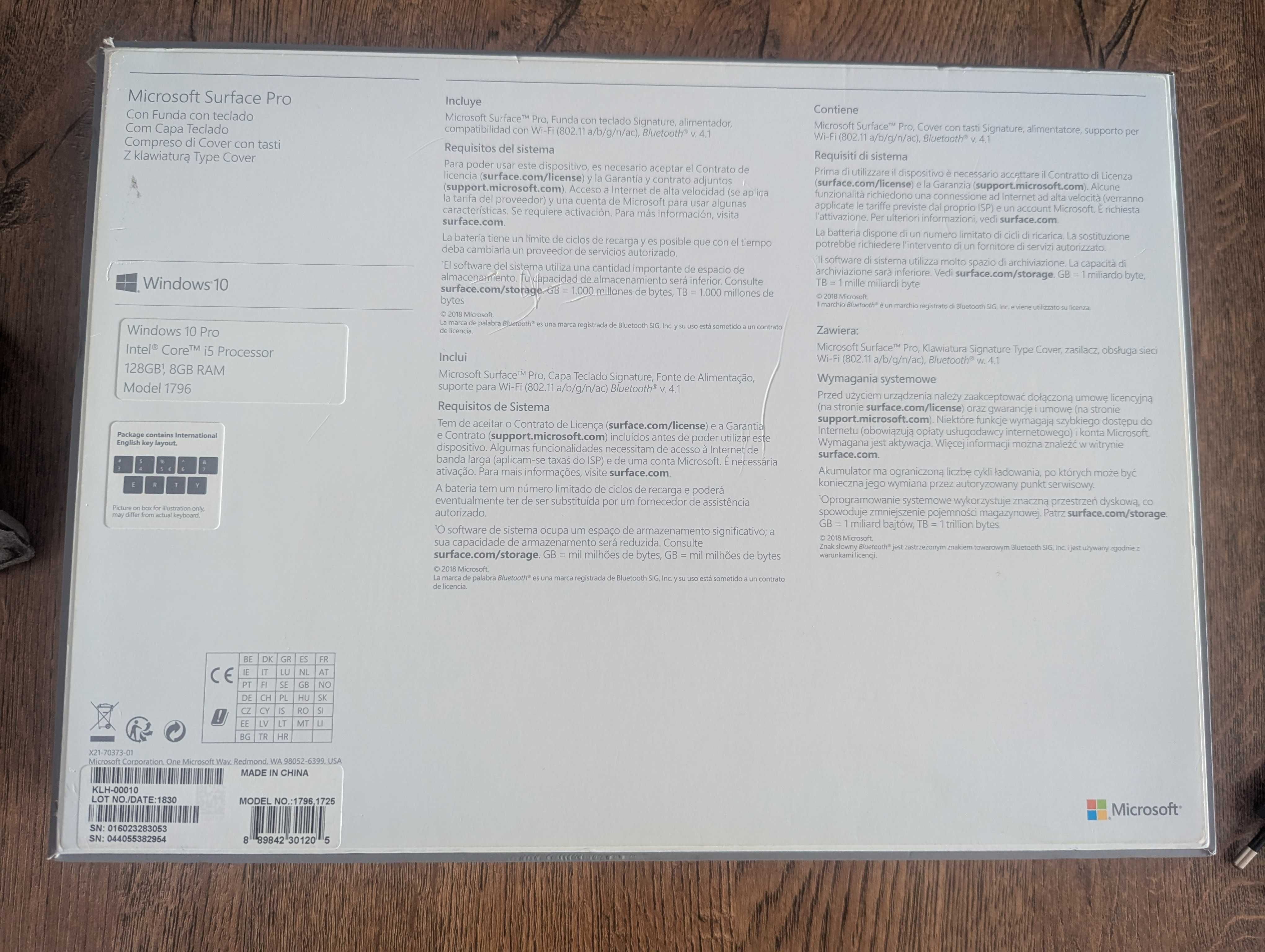 Microsoft Surface Pro 5 i5-7300U 8GB RAM 128GB SSD Mokotów, Warszawa