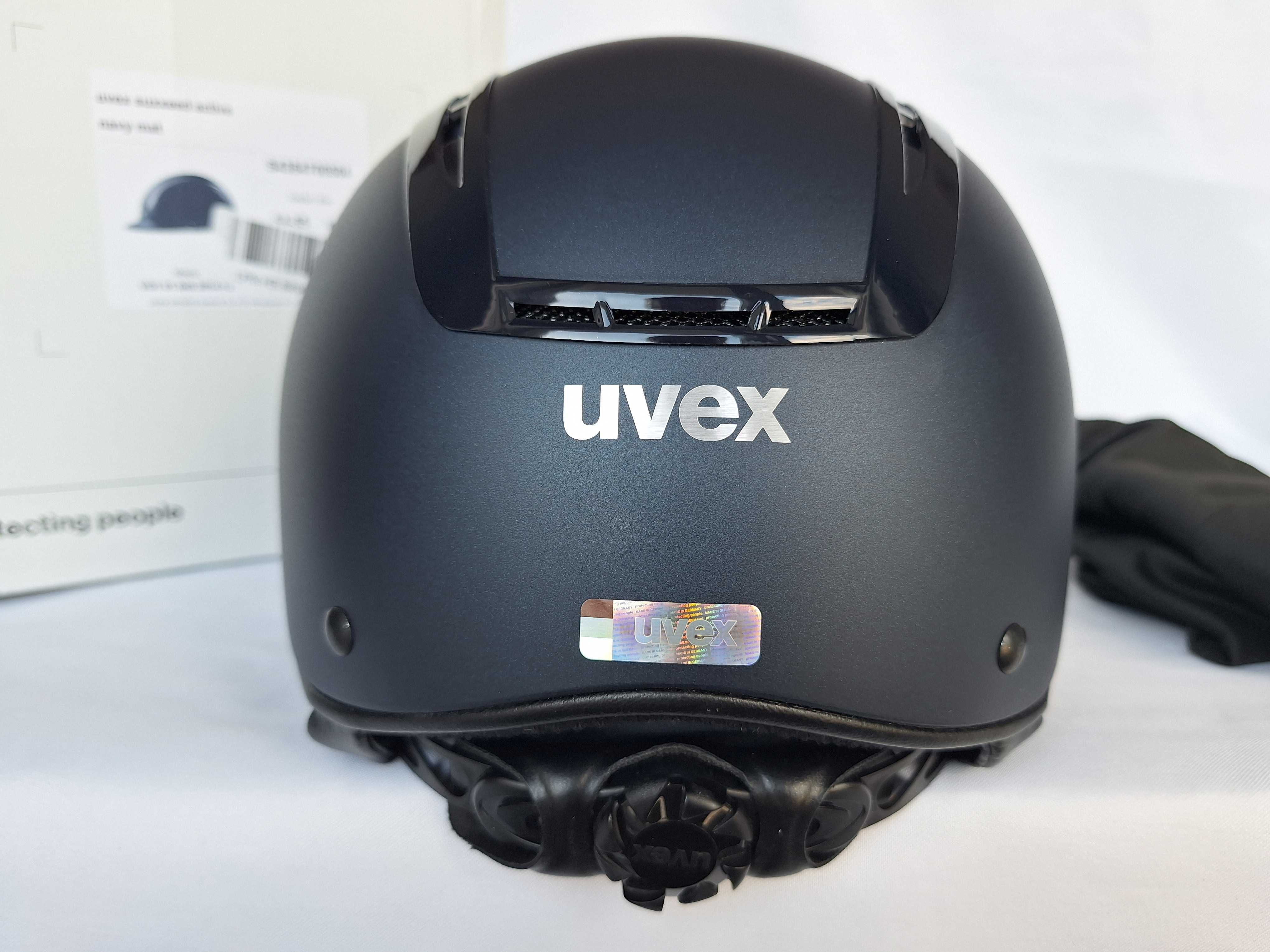 Kask jeździecki toczek Uvex Suxxeed Active Navy Mat XS/S 54-55cm