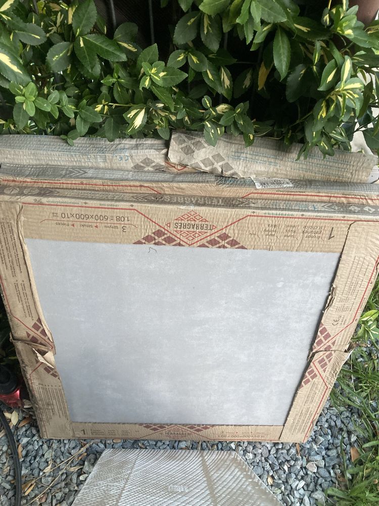 Kafelki Plytki Gres Terragres 60x60 9 sztuk szare nowe