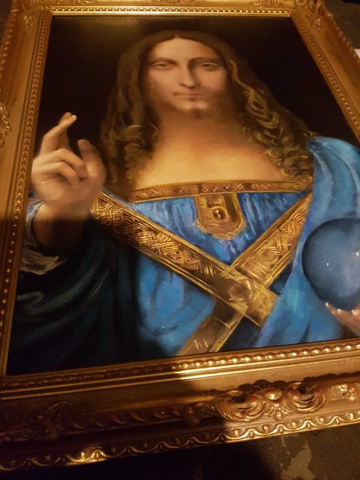 sprzedam obraz Leonardo Da Vinci ,,Zbawiciel Świata,,