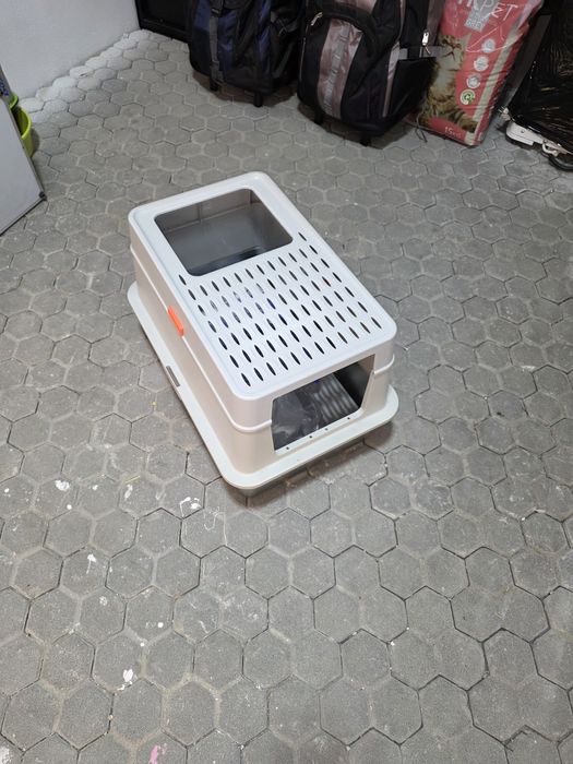 Caixa areia gatos aço inox xxl