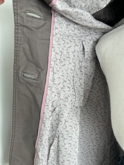 Casaco vintage cinzento