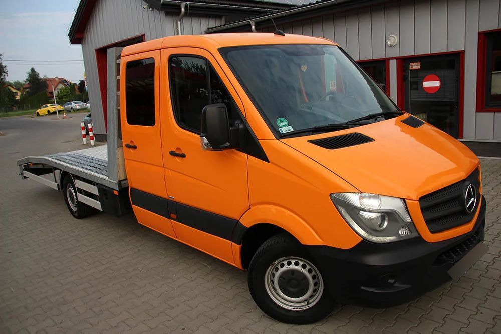 Mercedes-Benz 318 CDI DOKA 3,0 V6 184PS*AUTO LAWETA*Bi-Xenon  Sprinter*LIFT*NAJAZD 4.7m*Full Opcja*