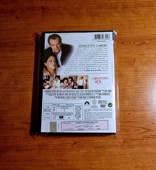 A DIFÍCIL ARTE DE AMAR (Meryl Streep / Jack Nicholson) NOVO Raridade!