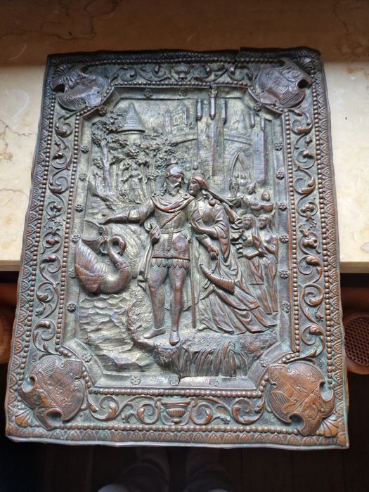 Stary obraz w miedzi