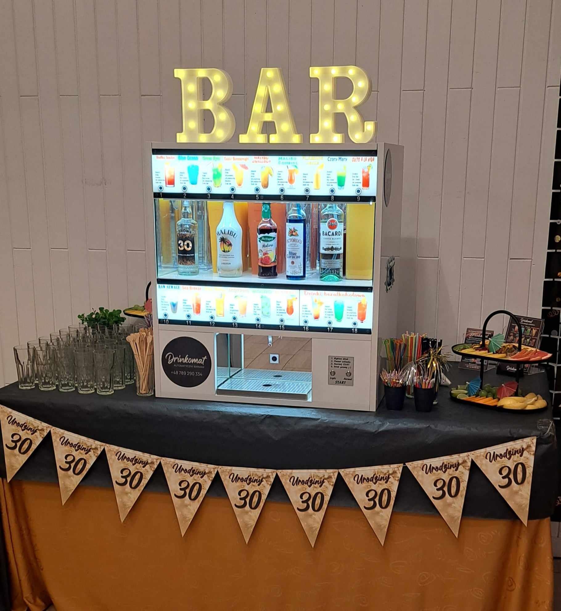 Automatyczny Barman DrinkBar Drinkomat Barmix - wynajem