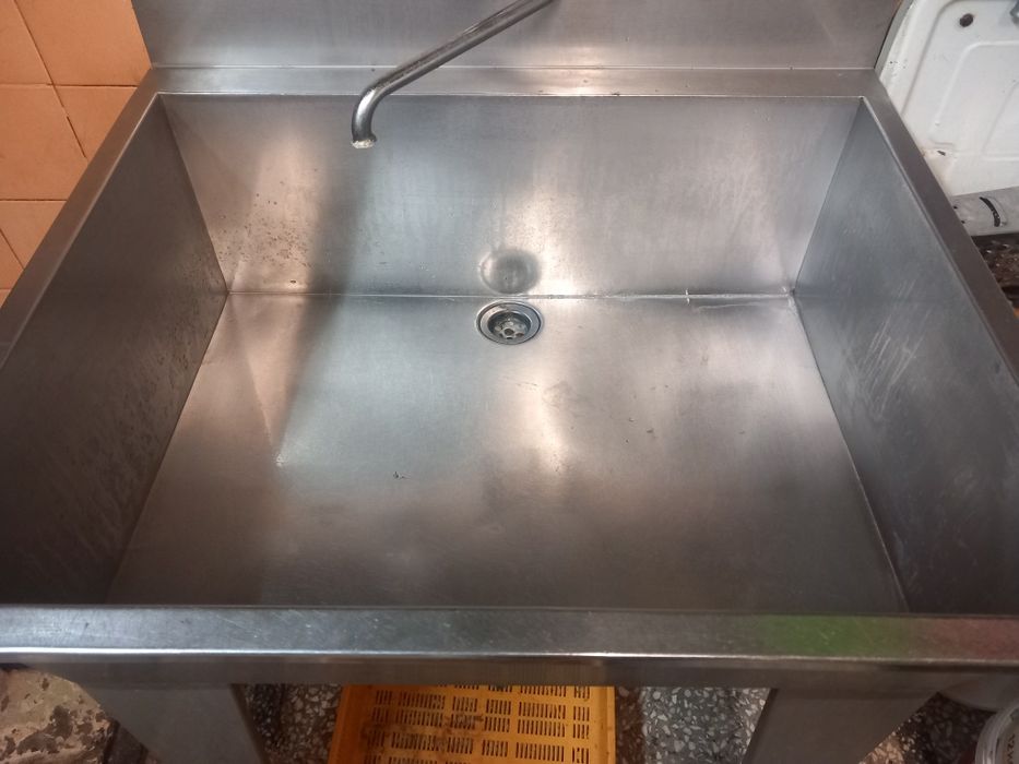 Zlew gastronomiczny stal nierdzewna  76x64