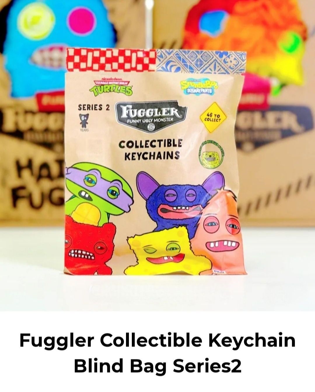 Брелок Fuggler Рафаель черепашка ніндзя флакований