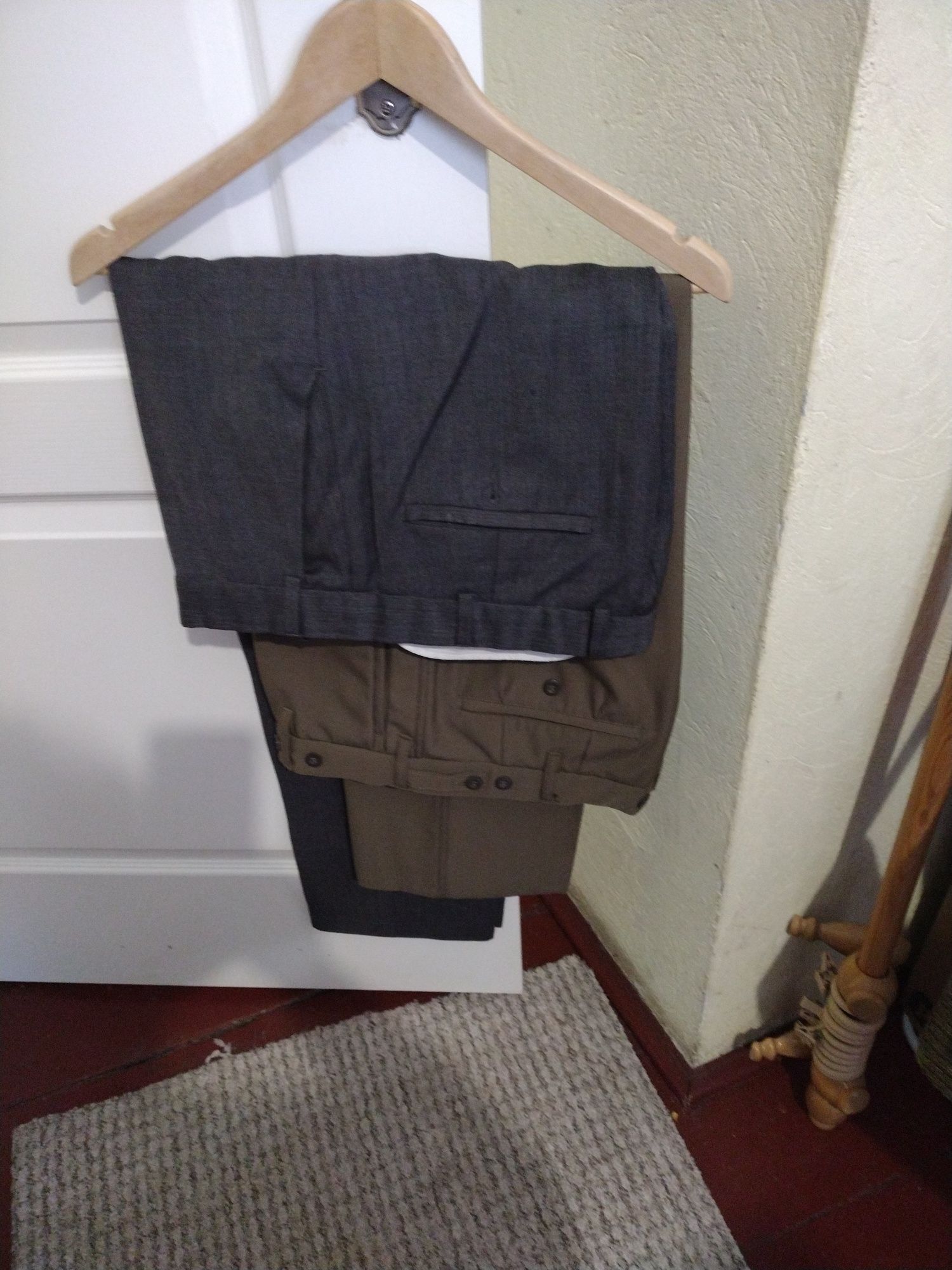 Spodnie męskie z materiału