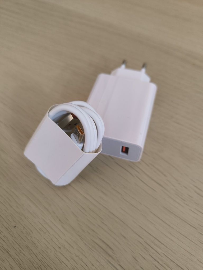 NOWY ZESTAW Ładowarka 67W do XIAOMI, UNIWERSALNA + kabel 1 metr