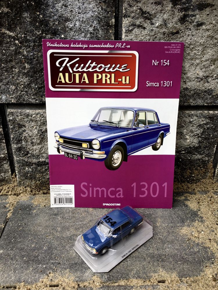 Czasopismo- SIMCA 1301 SPECIAL-auta PRL,model,autka,kolekcja