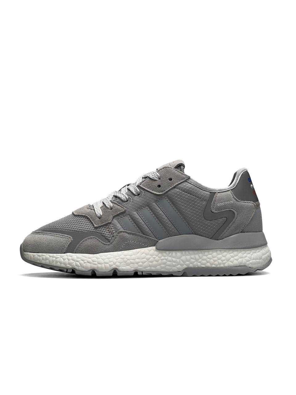 Adidas Nite Jogger Gray кроссовки мужские adidas gray (адидас)