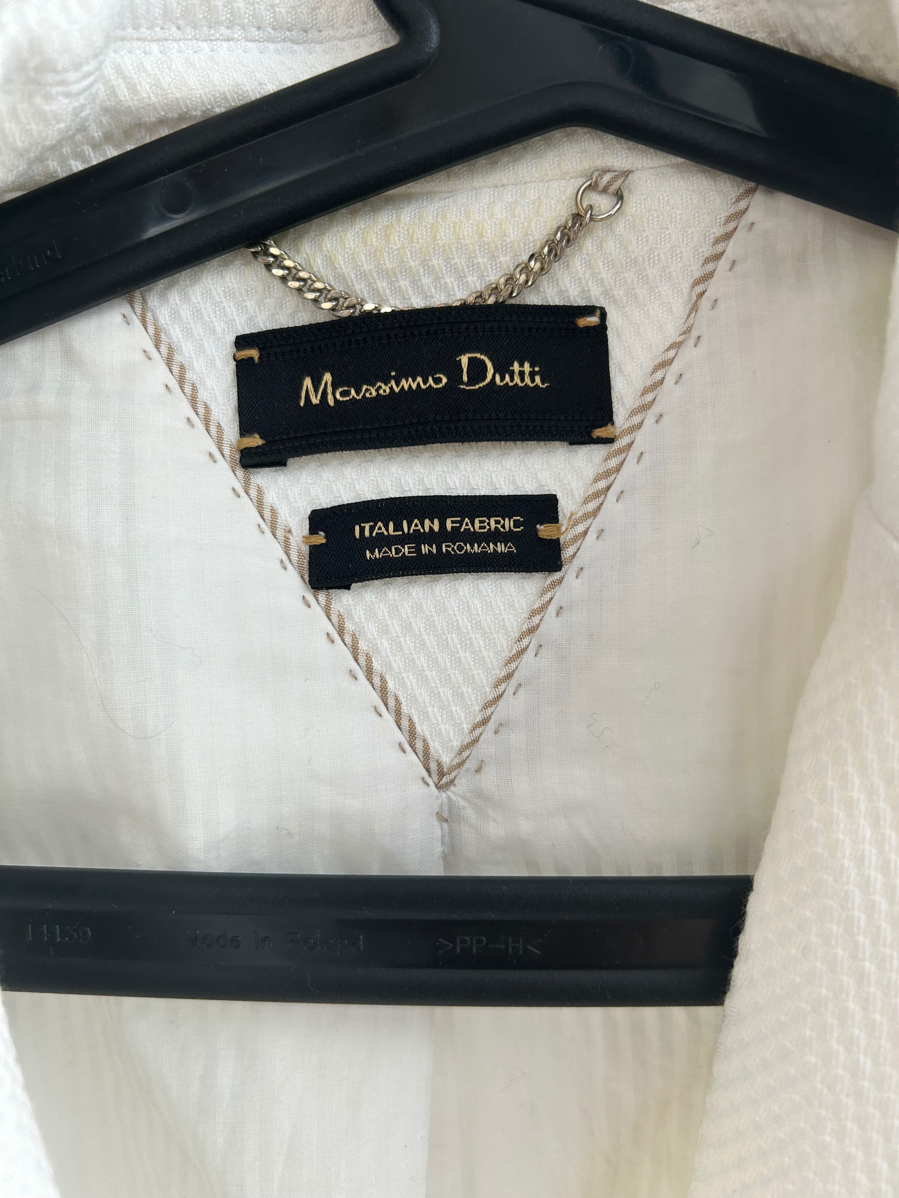 Massimo Dutti marynarka biała