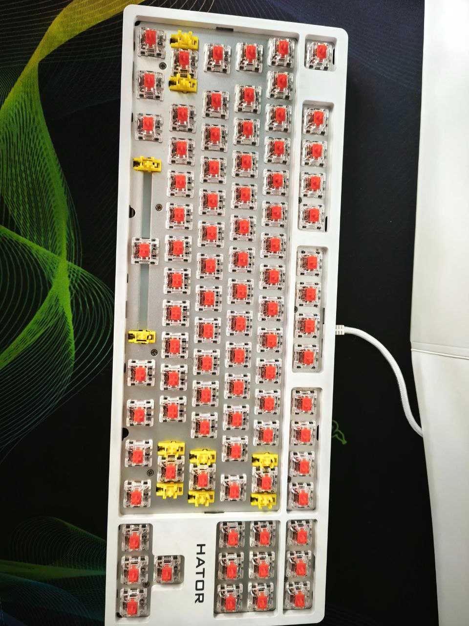 Клавіатура HATOR Rockfall 2 Mecha TKL Orange White (HTK-521)