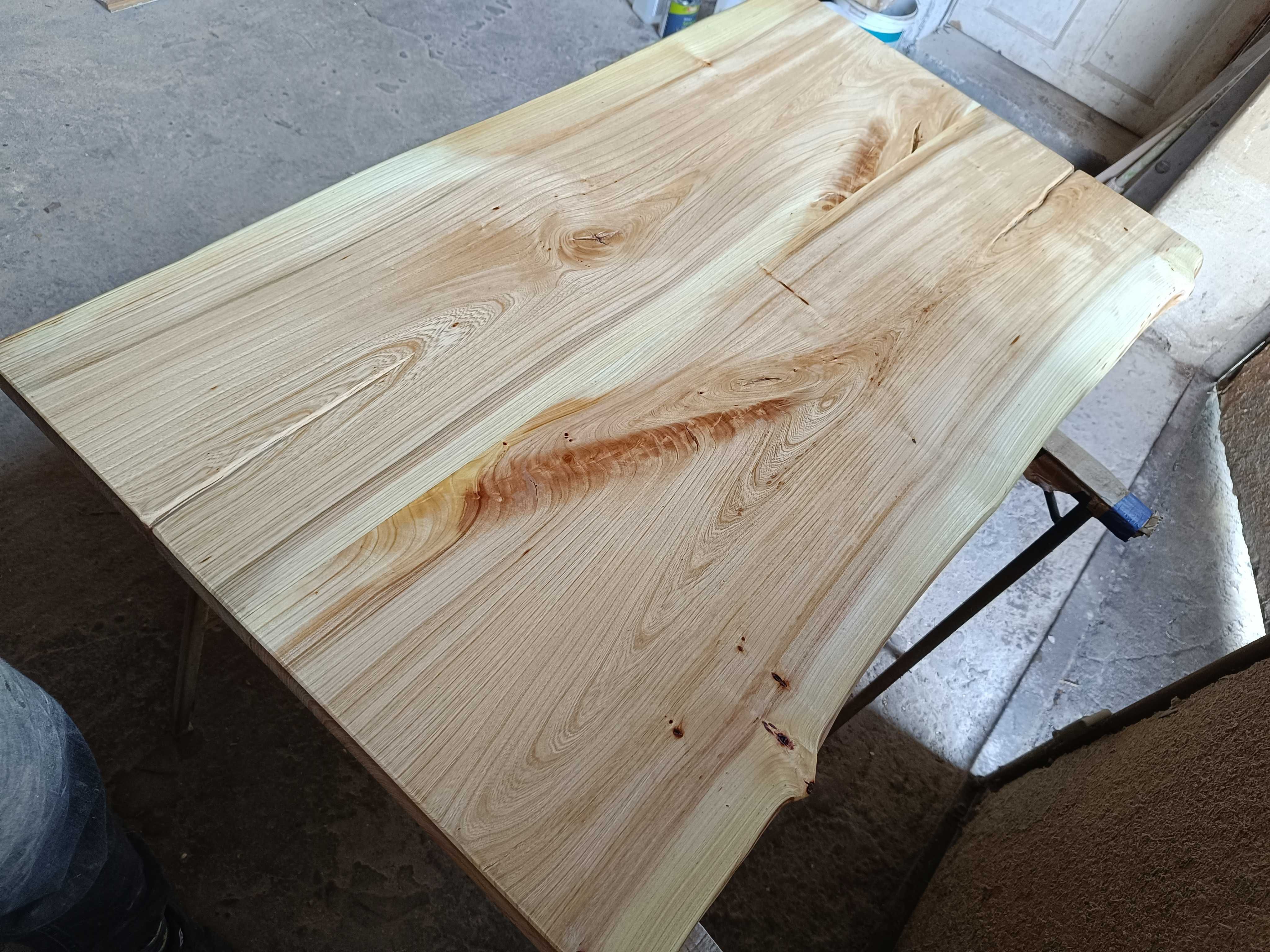 Blat z litego drewna 122x75 na ławę biurko stolik kawowy