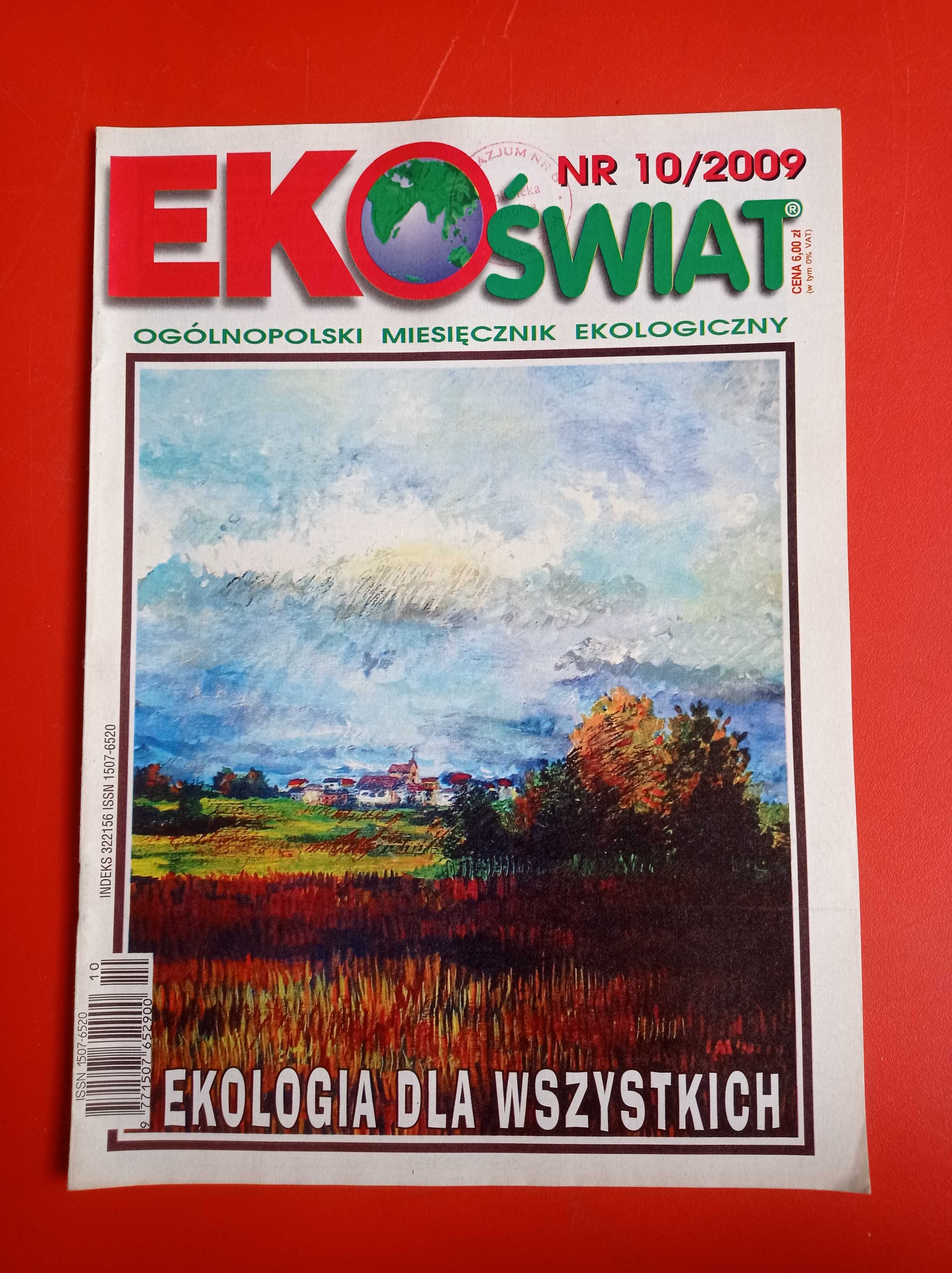 EkoŚwiat, miesięcznik ekologiczny, nr 10/2009, październik 2009